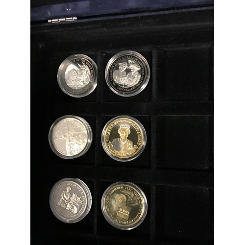 268 - 6 X COLLECTORS ROYALTY PROOF COINS, CARDS ETC