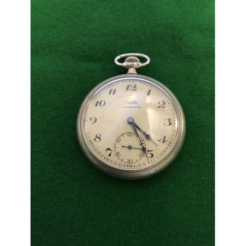83 - VINTAGE ZENTRA JUNGHANS POCKET WATCH - WATCHES & CLOCKS ARE NOT TESTED