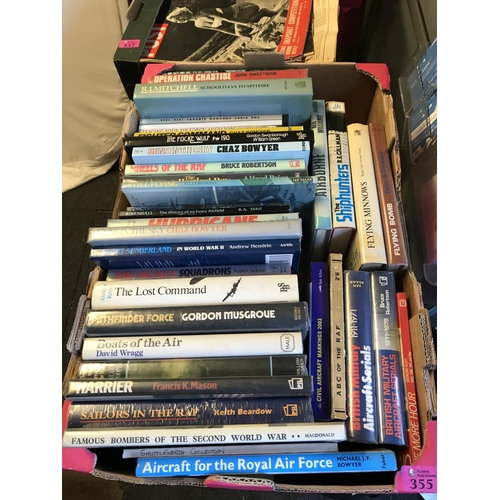 355 - LARGE QTY OF MILITARY RELATED BOOKS - MAINLY AIRFORCE