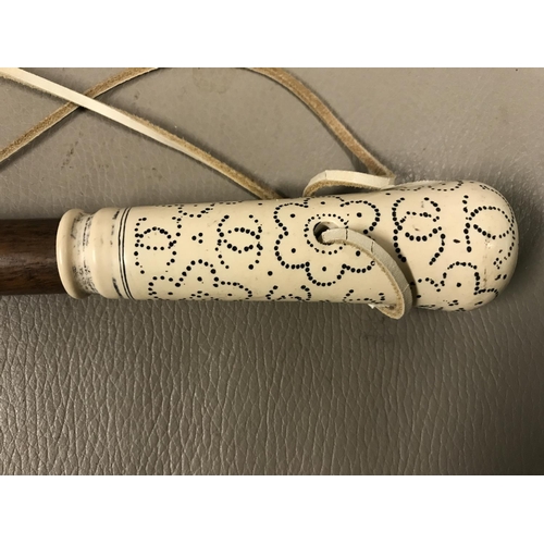 385 - LOVELY WALKING STICK WITH ORNATE TOP