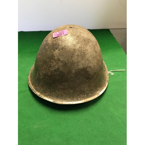 594 - WW11 INFANTRY HELMET WITHOUT LINER