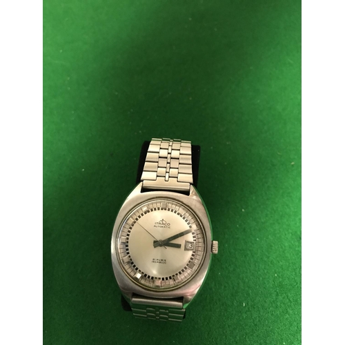 275 - GENTS INTRACO AUTOMATIC 21 RUBIES INCABLOC WATCH = WATCHES & CLOCKS ARE NOT TESTED