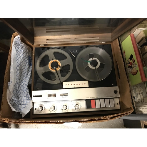 386 - FERGUSON VINTAGE REEL TO REEL - COLLECTION ONLY - ELECTRICAL ITEMS SHOULD BE CHECKED BY A QUALIFIED ... 