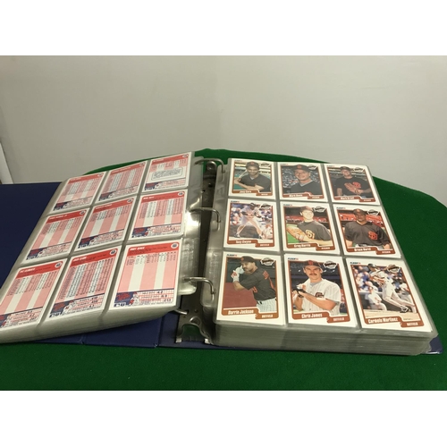 451 - LARGE ALBUM OF COLLECTORS BASEBALL CARDS