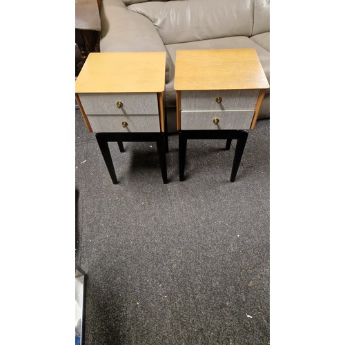 5 - STYLISH 1950s DRESSING TABLE WITH MIRROR & LIGHT - THE DRAWER FRONTS APPEAR TO HAVE BEEN PAINTED - A... 