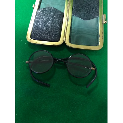 103 - VINTAGE CASED SPECTACLES