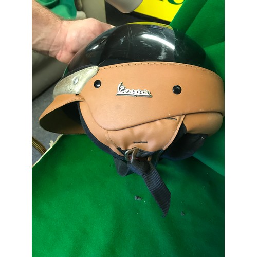 166 - VINTAGE VESPA MOTORCYCLE HELMET