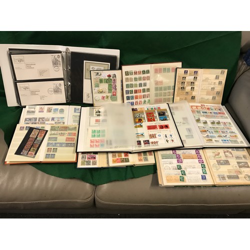 185 - LARGE QTY OF STAMPS & FDCs