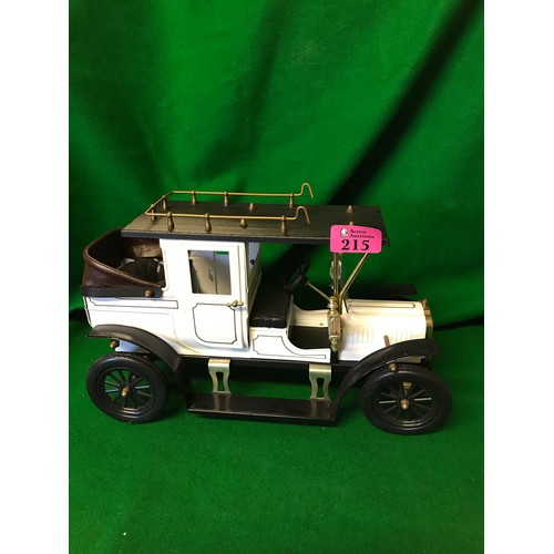 215 - LOVELY LARGE METAL MODEL CAR - 32CMS L