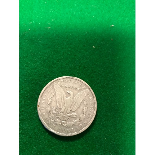 556 - 1879 SILVER AMERICAN ONE DOLLAR COIN