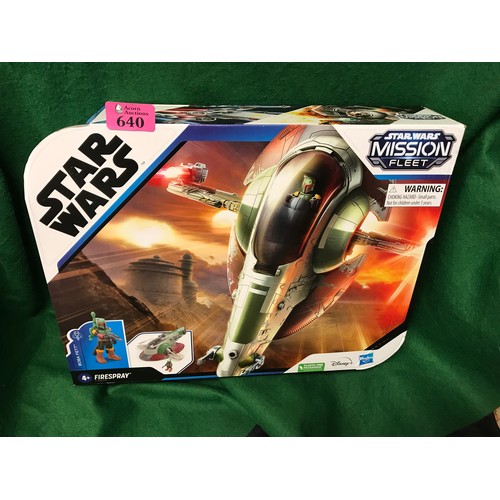 640 - BOXED STAR WARS MISSION FLEET ITEM