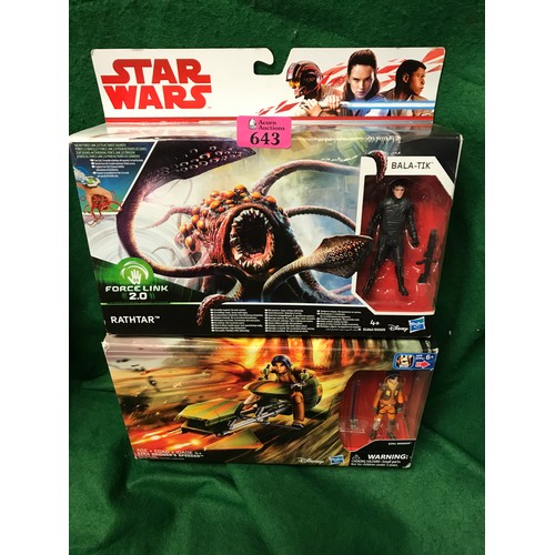 643 - 2 X BOXED STAR WARS ITEMS