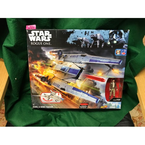 657 - BOXED STAR WARS REBEL U-WING FIGHTER