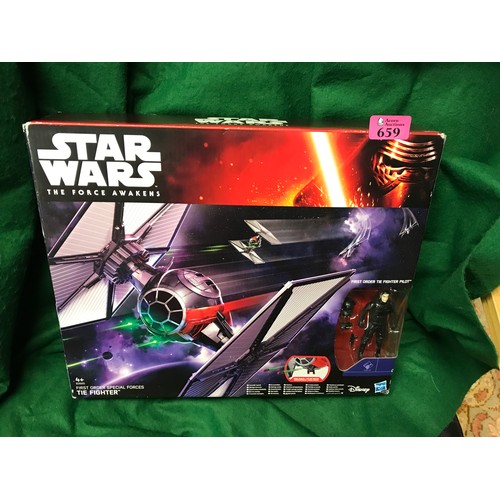 659 - STAR WARS FIRST ORDER SPECIAL FORCES TIE FIGHTER