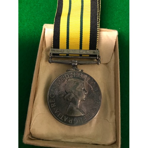 92 - SOUTH AFRICAN KENYA  POLICE MEDAL AWARDED TO J. T. HEWITT & SOUTH AFRICAN POLICE TIE