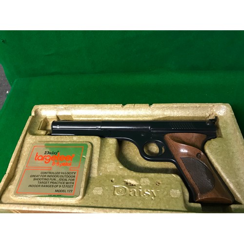 169 - BOXED VINTAGE DAISY TARGETEER BB PISTOL