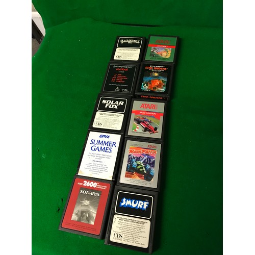 187 - ATARI 2600 GAMES CONSOLE, VIDEO TOUCH PAD, CONTROLLER & GAMES