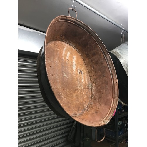 24 - LARGE GALVANISED BATH -GREAT FOR GARDEN PLANTS - 83CMS X 60CMS - COLLECTION ONLY OR ARRANGE OWN COUR... 