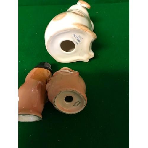 280 - COLLECTABLE RYE POTTERY DOG & BESWICK CRUET