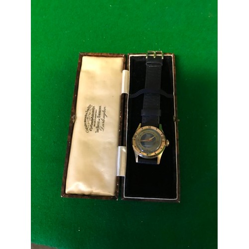 303 - RANDALL 17 JEWELS MANUAL WIND GOLD TONE WATCH - CLOCKS AND WATCHES ARE NOT TESTED