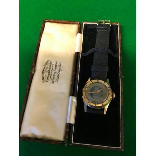 303 - RANDALL 17 JEWELS MANUAL WIND GOLD TONE WATCH - CLOCKS AND WATCHES ARE NOT TESTED