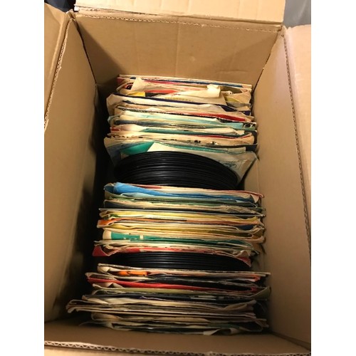 336 - QTY OF 45s INC THE BEATLES, DIANA ROSS, MOODY BLUES, DAVE CLARK FIVE, MUNGO JERRY ETC, ETC - APPROX ... 