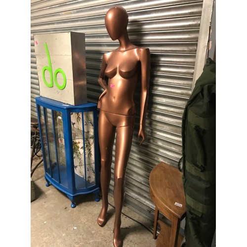 584 - VINTAGE SHOP MANNEQUIN - 180CMS H - COLLECTION ONLY OR ARRANGE OWN COURIER