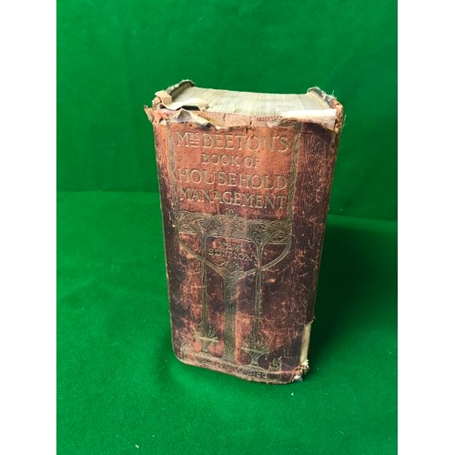 409 - EARLY LARGE MRS BEETONS BOOK OF HOUSEHOLD MANAGEMENT