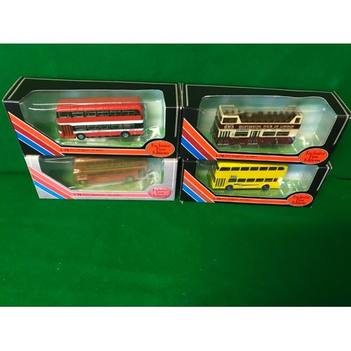 536 - 10 X BOXED GILBROW COLLECTORS DIECAST BUSES