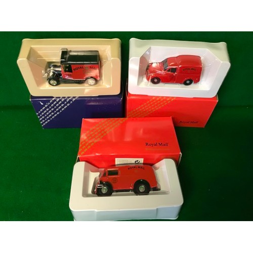 540 - 3 X BOXED CORGI ROYAL MAIL DIECAST VEHICLES