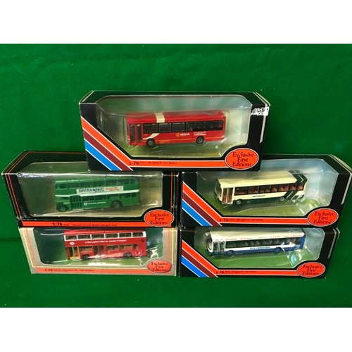 551 - 10 X BOXED GILBROW DIECAST COLLECTORS BUSES