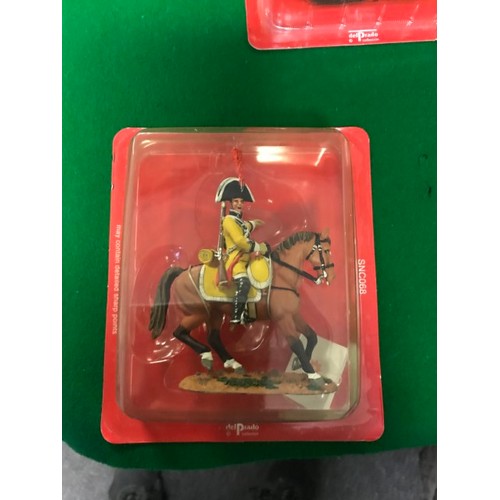 606 - 78 X PACKETS OF MOUNTED DEL PRADO DIECAST SOLDIERS