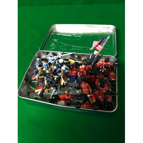 630 - QTY OF APPROX 30 DIECAST HAND PAINTED SOLDIERS