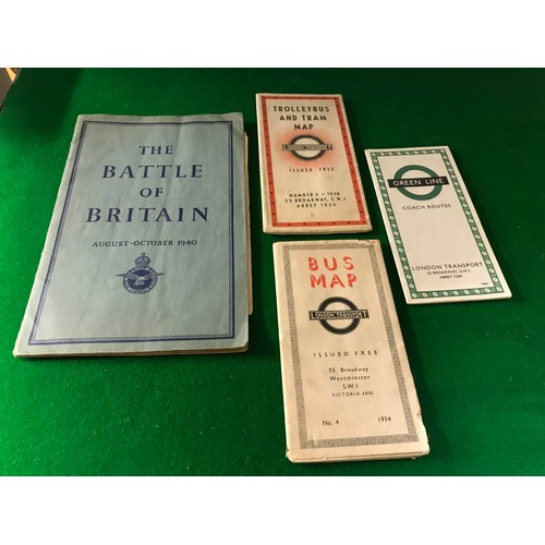 744 - 4 X 1930s/1940s EPHEMERA ITEMS