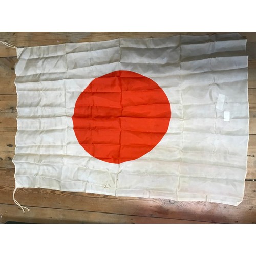 746 - WW11 JAPANESE SILK FLAG - 65CMS X 100CMS