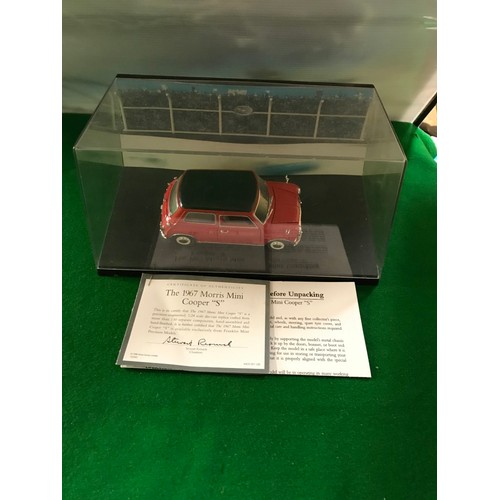 751 - CASED DIECAST MINI WITH PAPERWORK