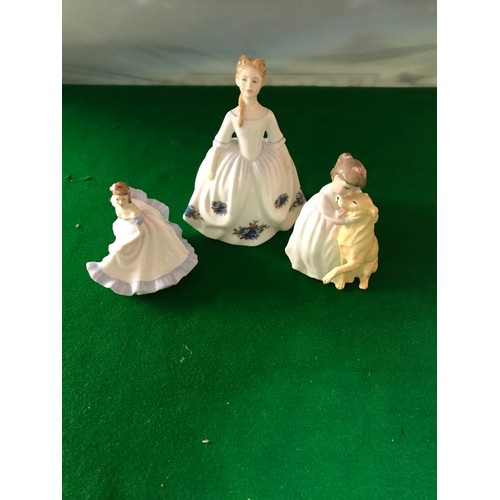 769 - 3 X SMALL ROYAL DOULTON FIGURES