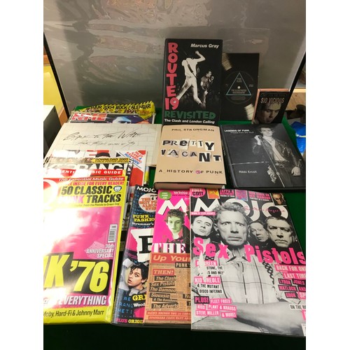 841 - GOOD BOX OF EPHEMERA INC BEATLES & PUNK ROCK ETC