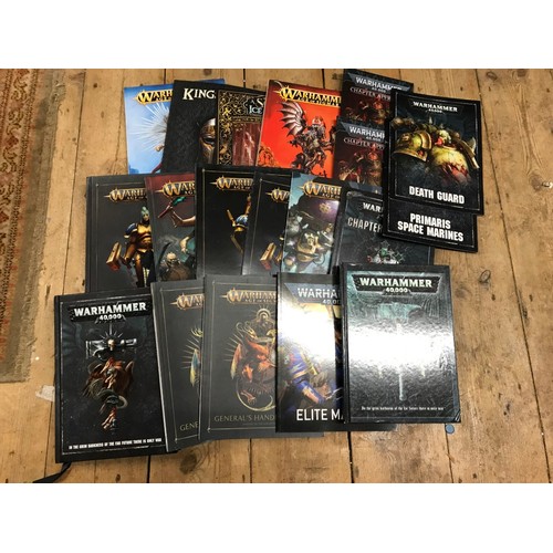 857 - BOX OF 15 WAR HAMMER BOOKS