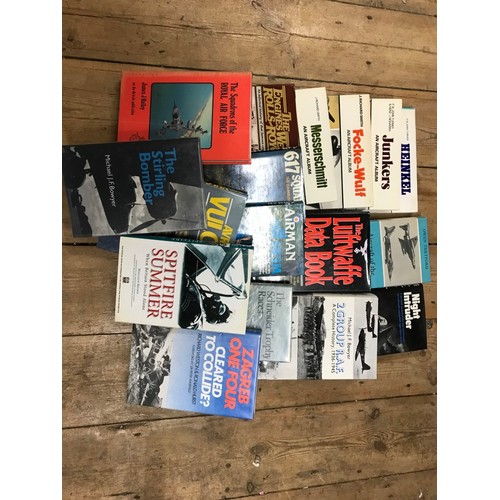 859 - BOX OF APPROX 36 MILITARY AIRCRAFT RELATED BOOKS