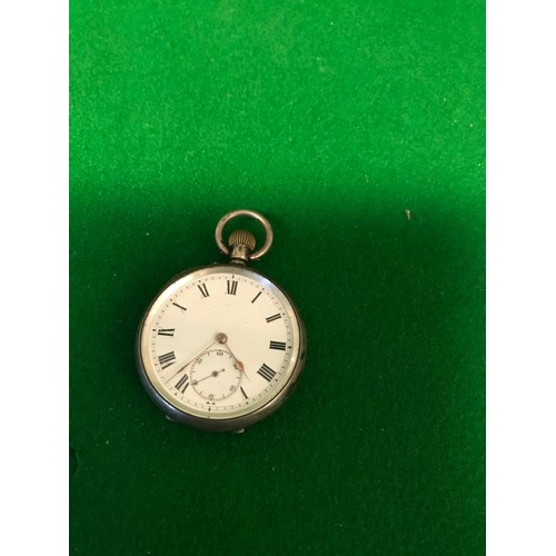 893 - VINTAGE SILVER POCKET WATCH