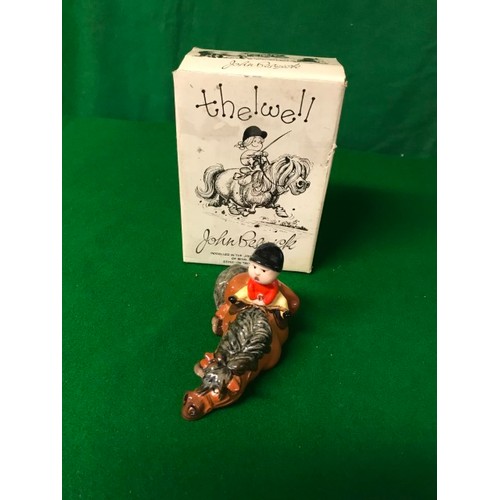 71 - BOXED VINTAGE THELWELL FIGURE BY BESWICK