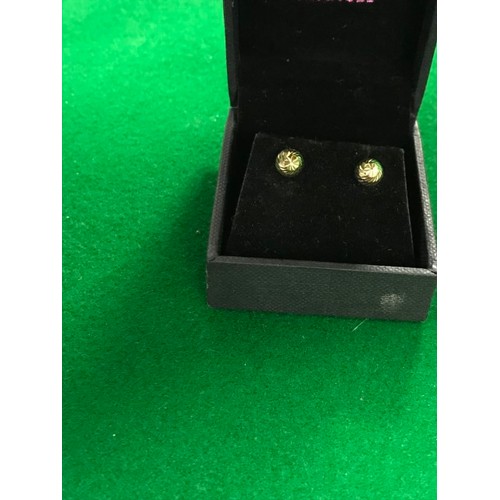 78 - PAIR OF 9CT GOLD BALL EARINGS