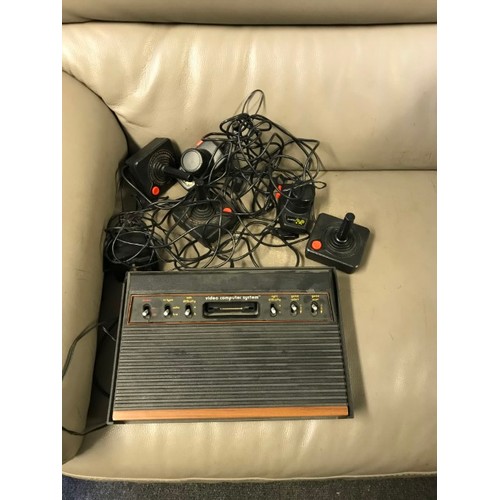 125 - VINTAGE BOXED ATARI VIDEO COMPUTER SYSTEM WITH GAMES