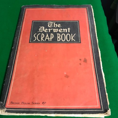 179 - VINTAGE SCRAP BOOK WITH SCRAPS INSIDE