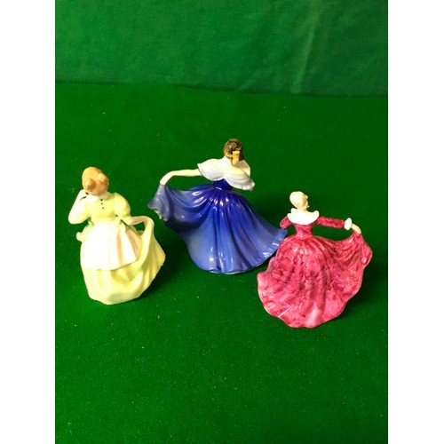 239 - 3 X LOVELY ROYAL DOULTON FIGURES - KIRSTY, ELAINE & YOUNG MELODY