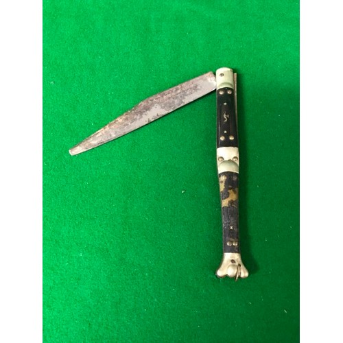 282 - LOVLEY 19TH C FOLDING KNIFE A/F