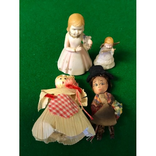 297 - 7 X VINTAGE SMALL DOLLS