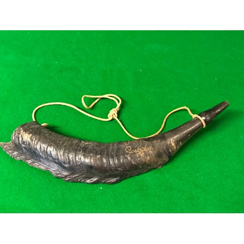 458 - UNUSUAL HORN TRUMPET C1910 - 37CMS LONG