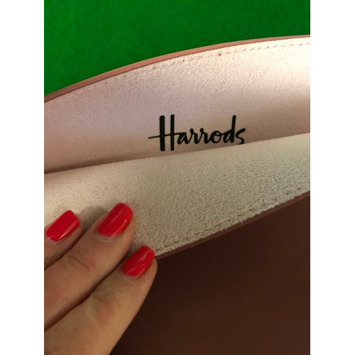 487 - LOVLEY HANDBAG - MARKED HARRODS TO INSIDE & DUSTBAG